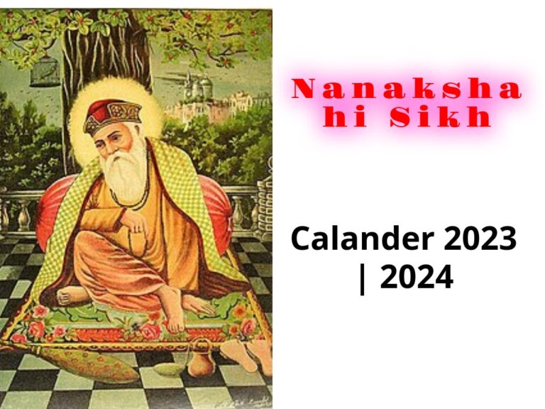 Nanakshahi Sikh January Calendar 2024